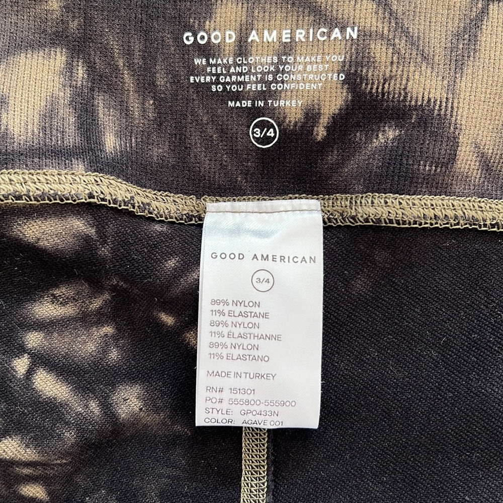 Good American Tie Dye Seamless High Waist Leggings Size 3/4 - Picture 7 of 7